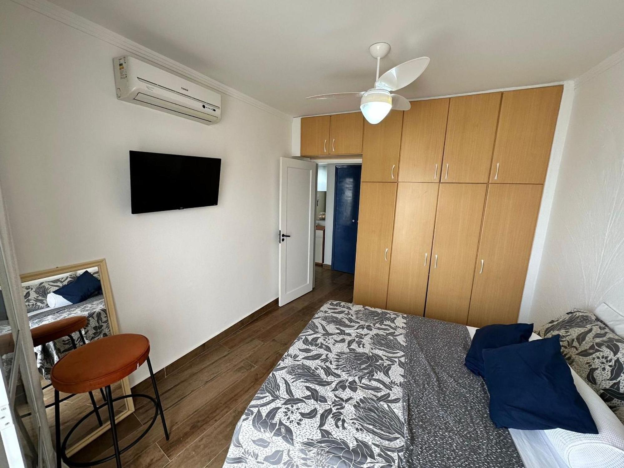 Apartamento Pe Na Areia Melhor Vista Mar De Santos Exteriör bild
