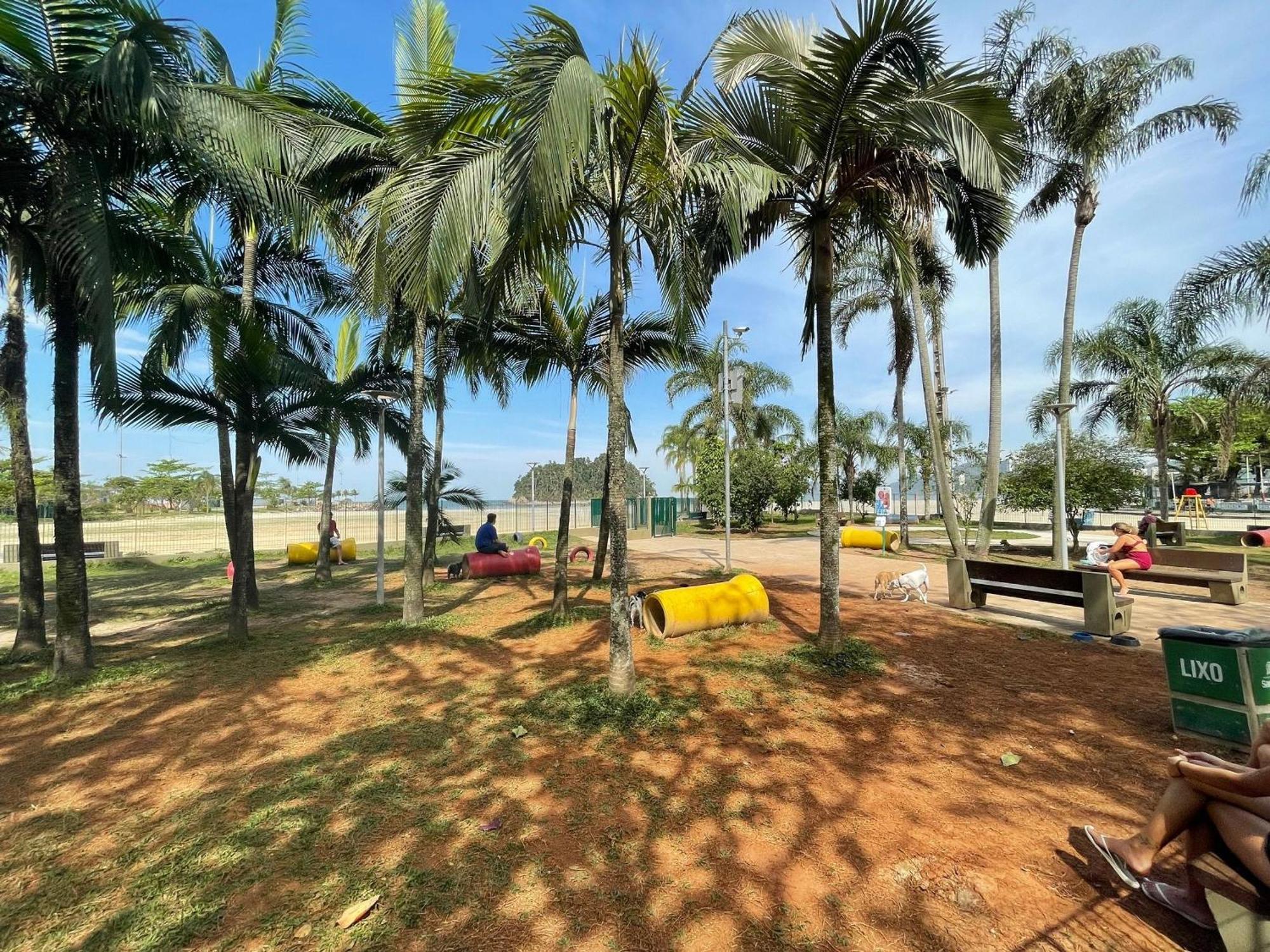 Apartamento Pe Na Areia Melhor Vista Mar De Santos Exteriör bild